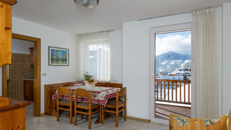appartamento dolomiti val di fiemme piste sci